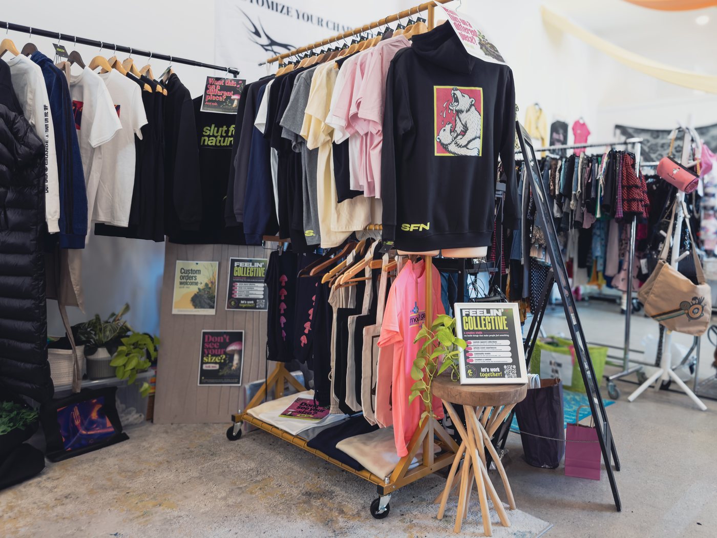 Feelin' Market booth