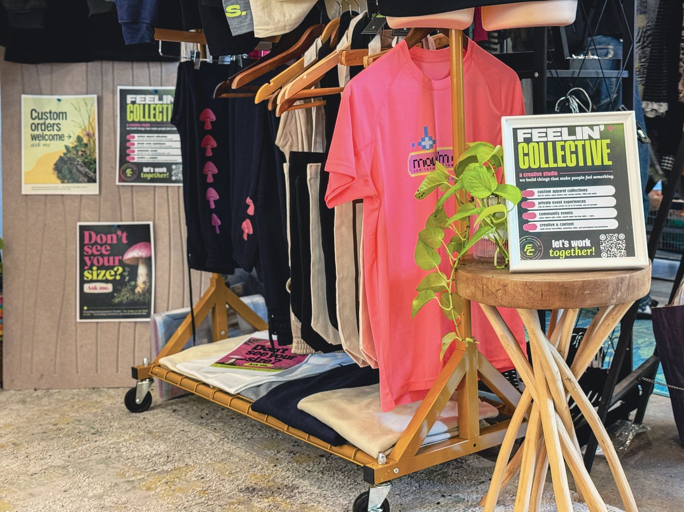 Feelin' Market booth